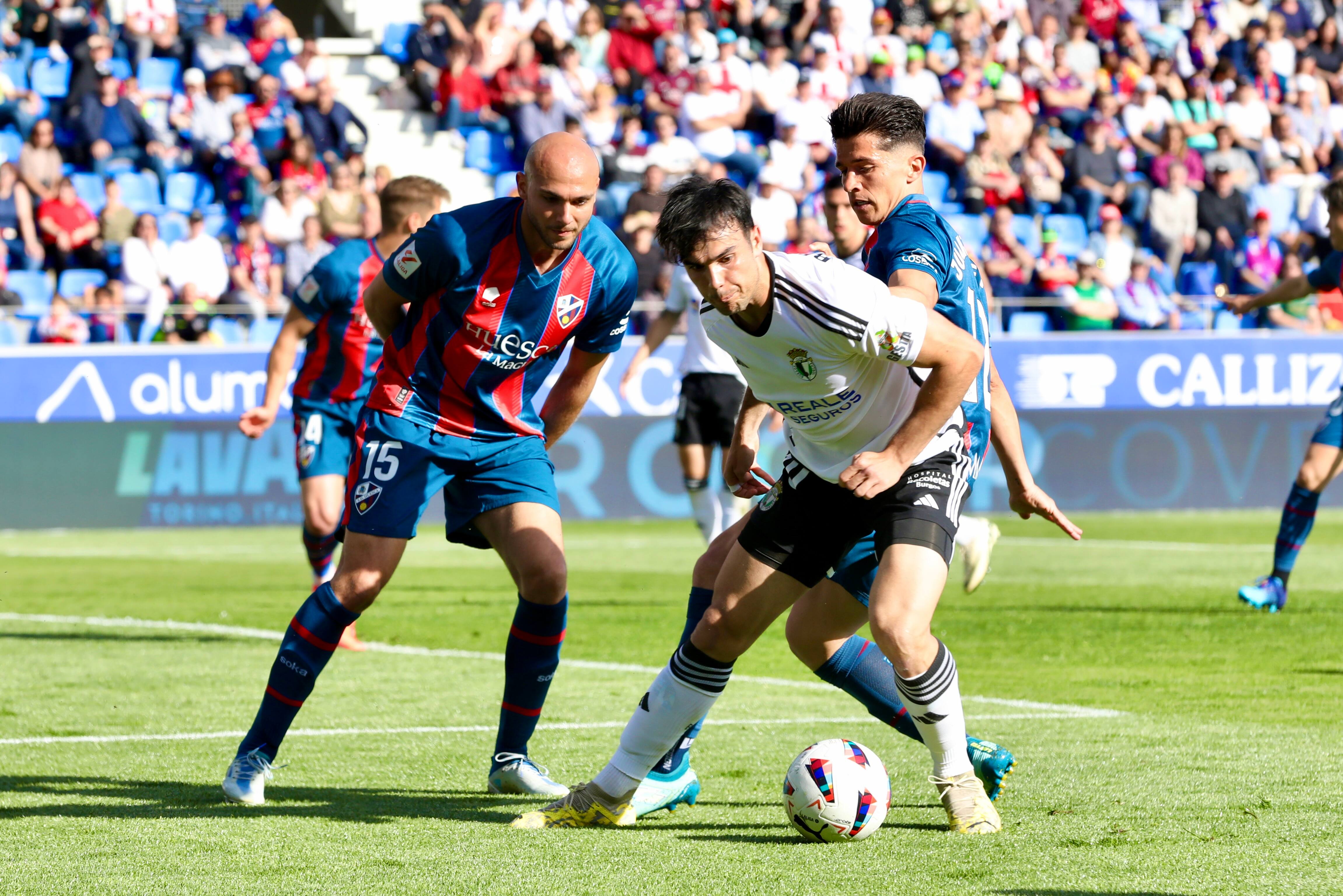 Así ha sido la derrota del Burgos CF ante la SD Huesca en imágenes