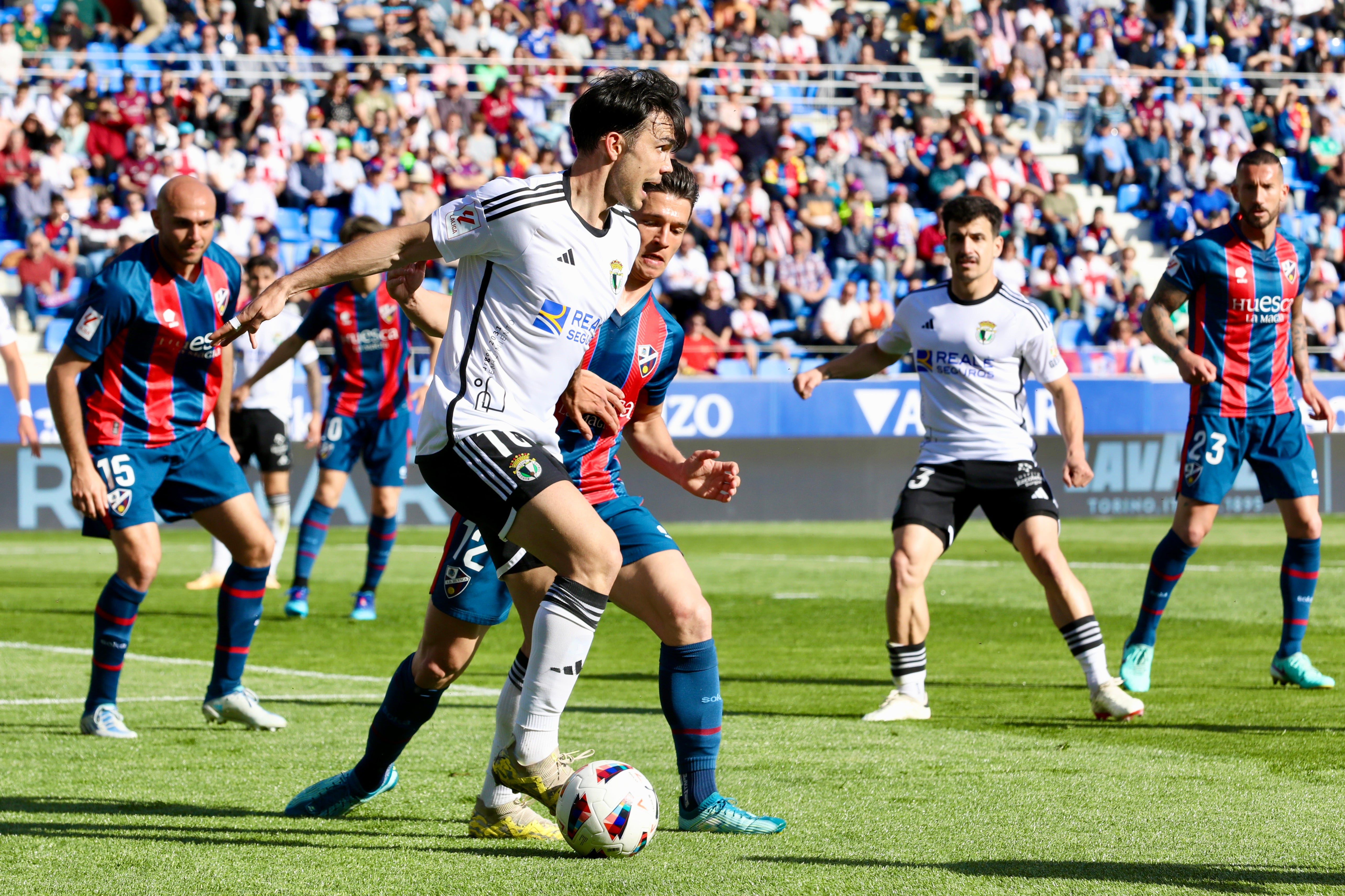 Así ha sido la derrota del Burgos CF ante la SD Huesca en imágenes