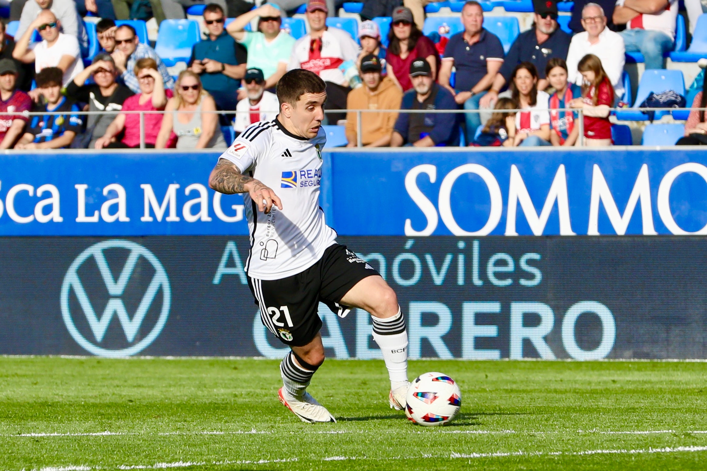 Así ha sido la derrota del Burgos CF ante la SD Huesca en imágenes