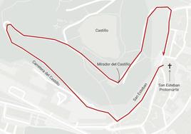 Recorrido de la procesión de este Lunes Santo en Burgos