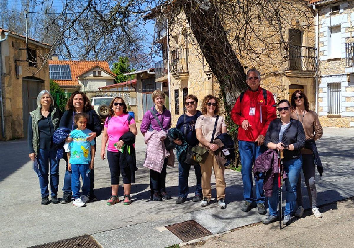 Grupo de visitantes de Quintanarraya.