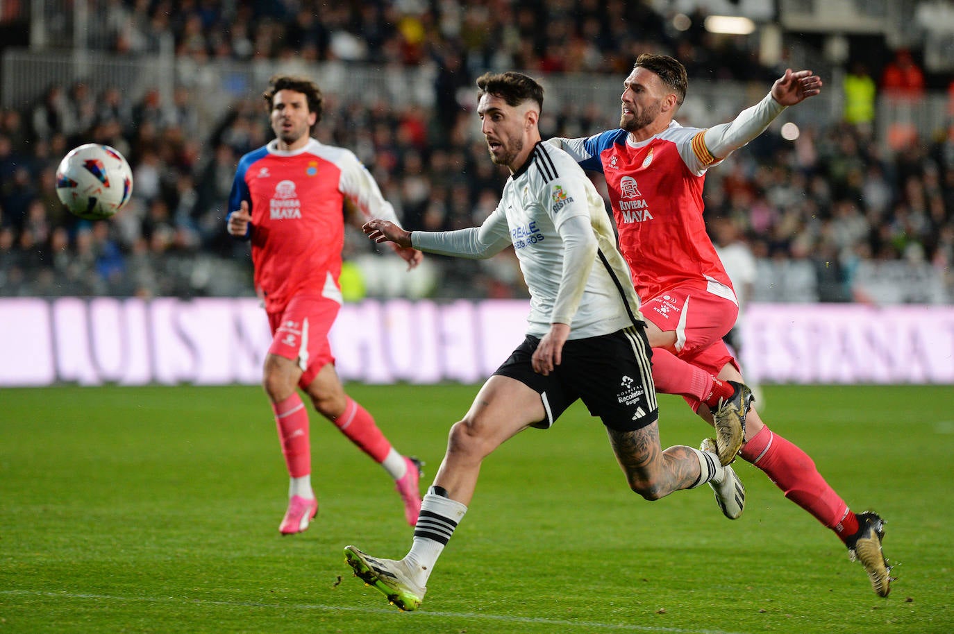 El partido Burgos CF - RCD Espanyol, en imágenes