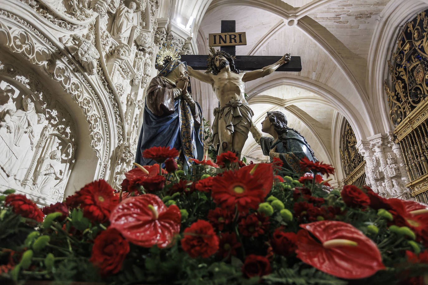 Así han sido el traslado de Cristo Yacente y la procesión del Santo Entierro