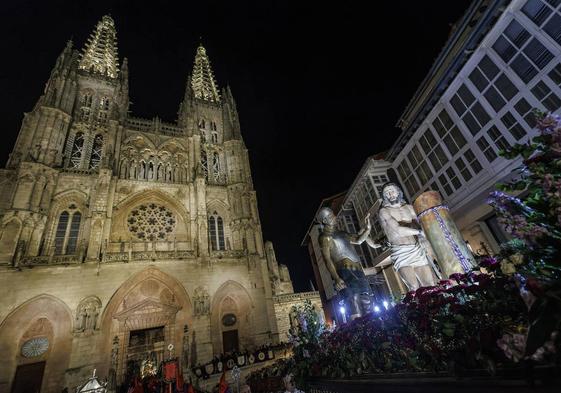 Imágenes de las procesiones de Viernes Santo en Burgos