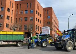 Foto de la tractorada del 6 de febrero en Burgos.