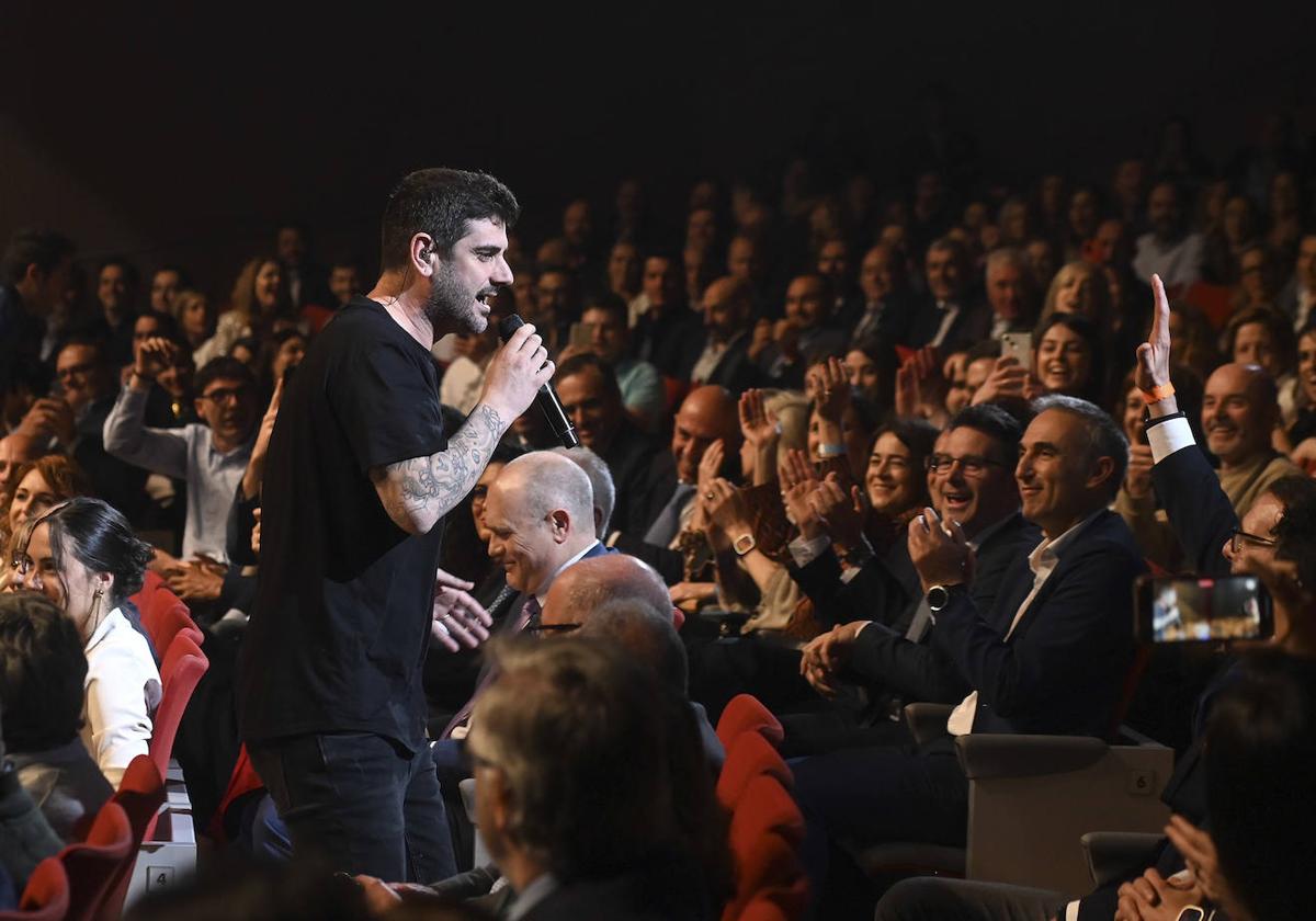 Melendi en el Fórum este lunes.