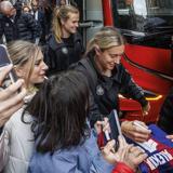 Así ha llegado la Roja Femenina a Burgos