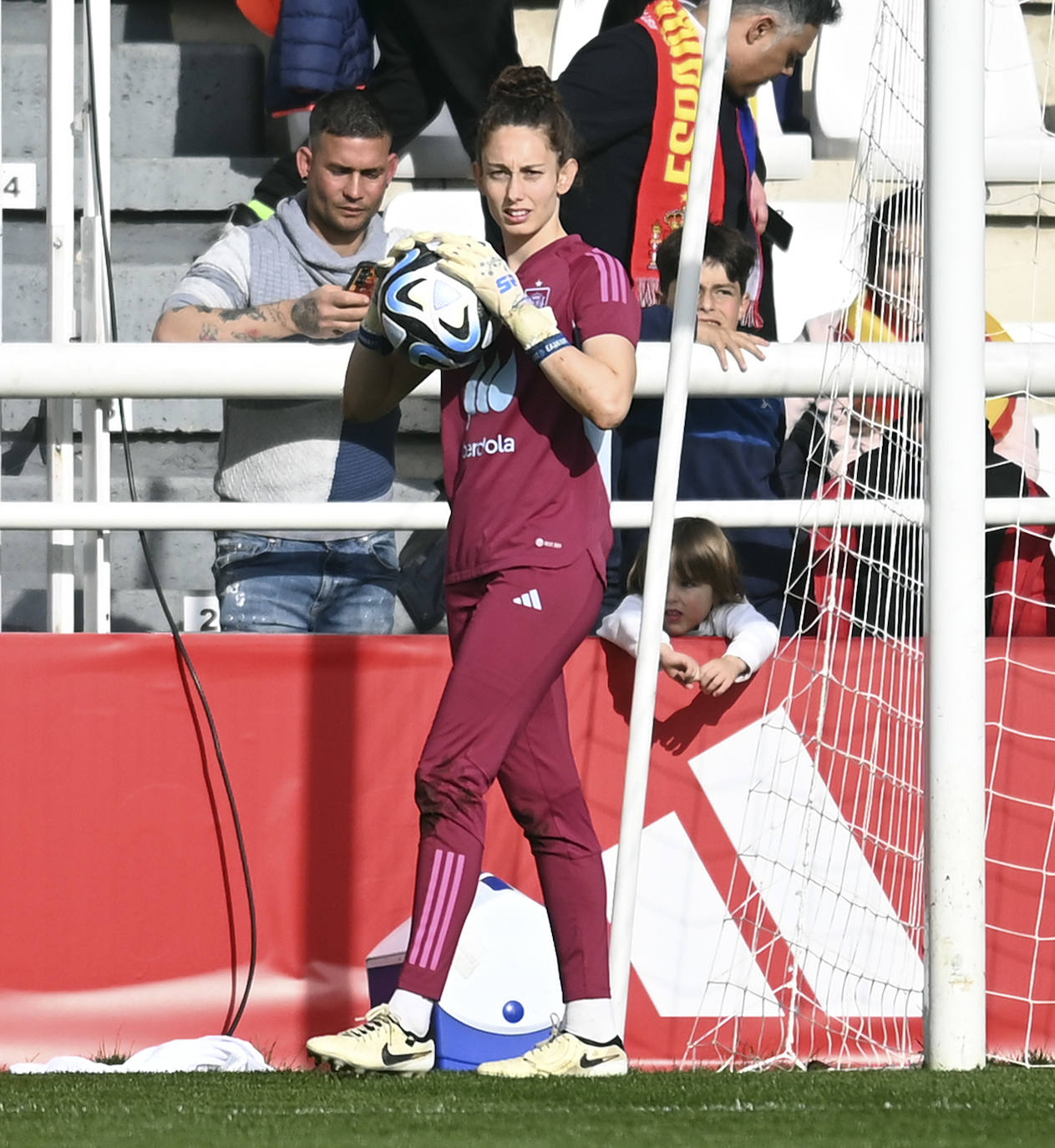 El partido de la Roja en Burgos, en imágenes