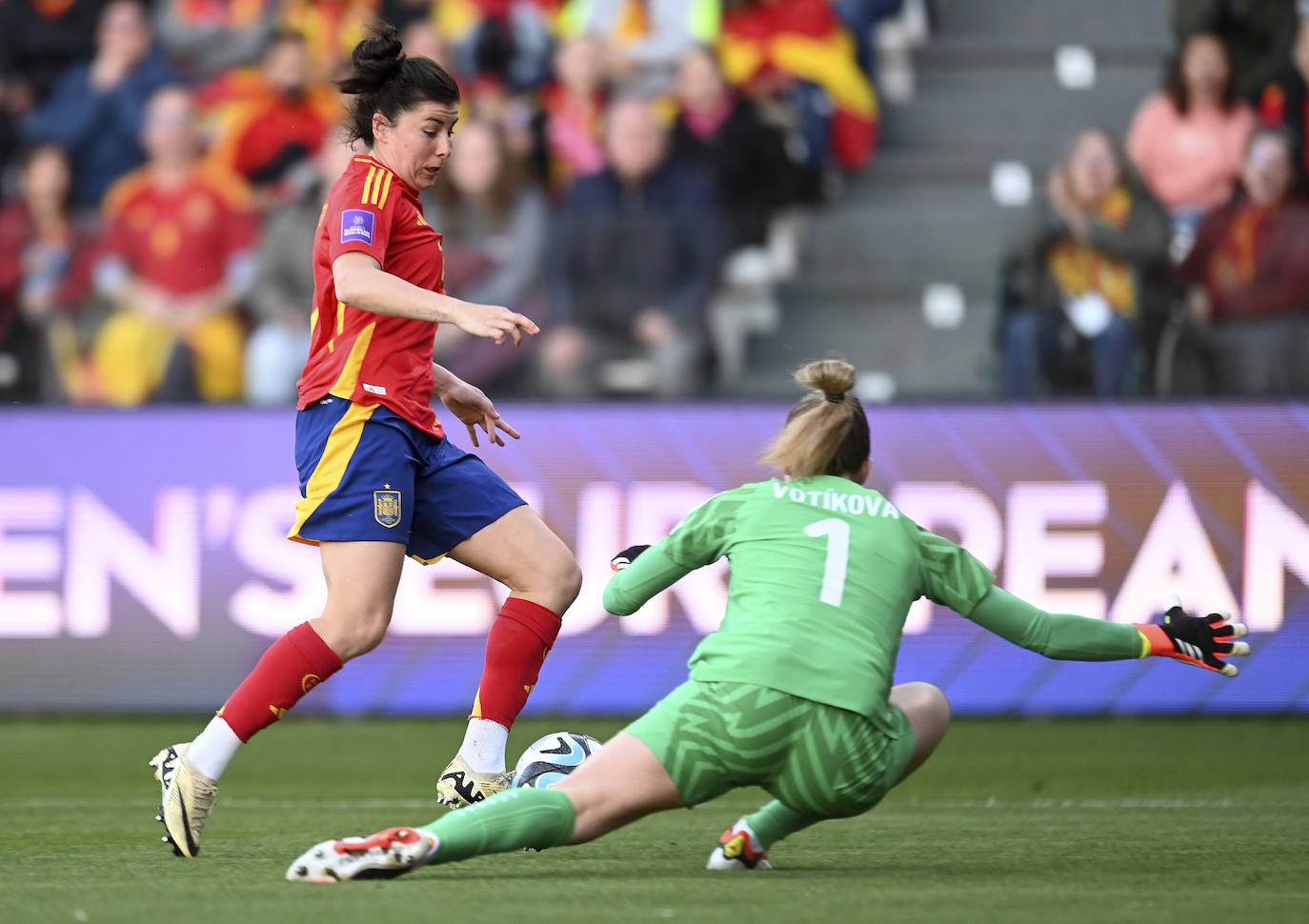 El partido de la Roja en Burgos, en imágenes