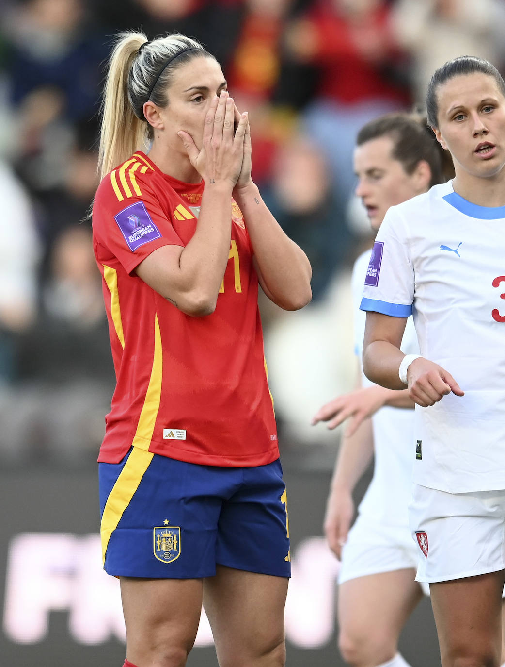 El partido de la Roja en Burgos, en imágenes