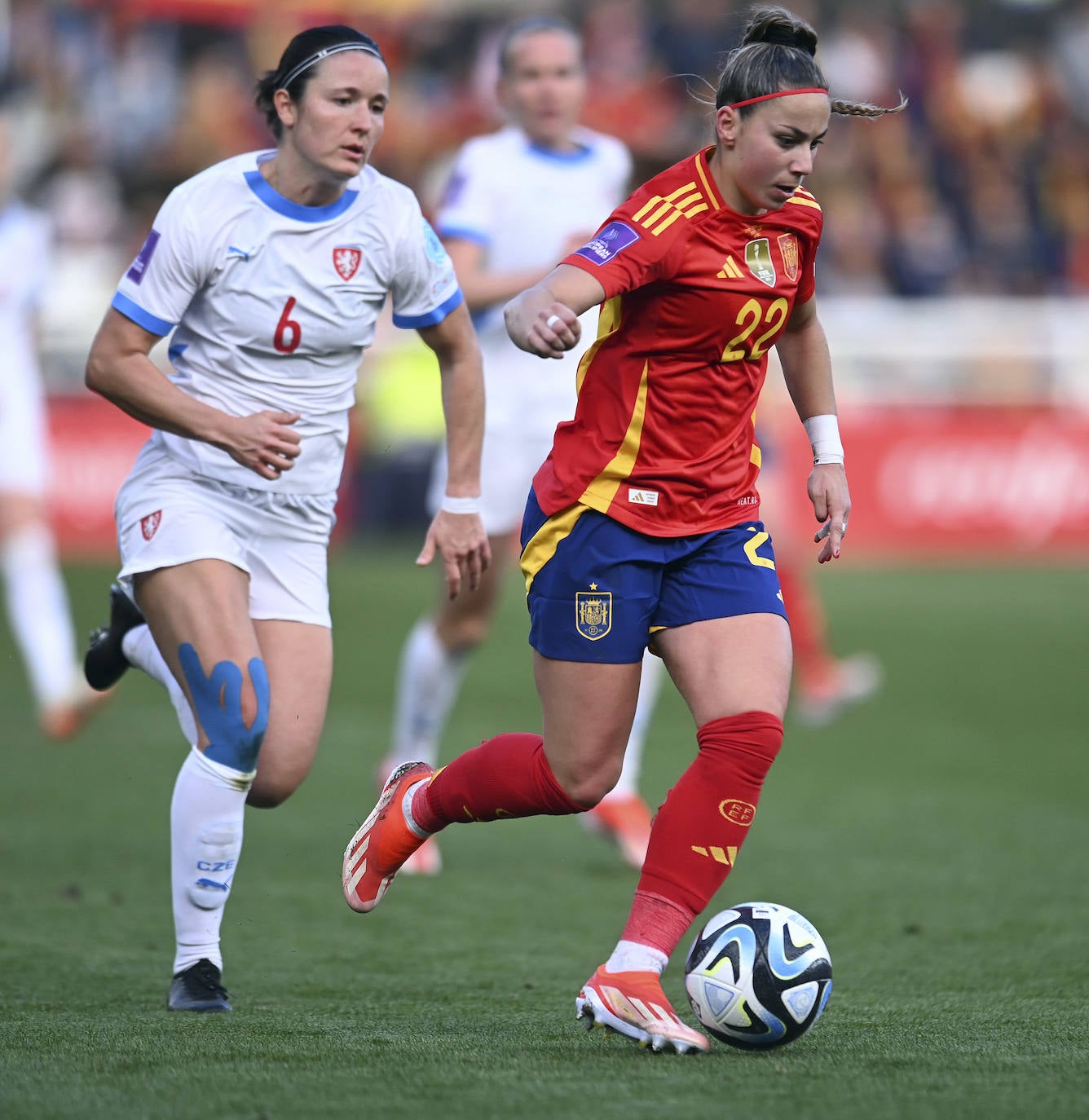 El partido de la Roja en Burgos, en imágenes