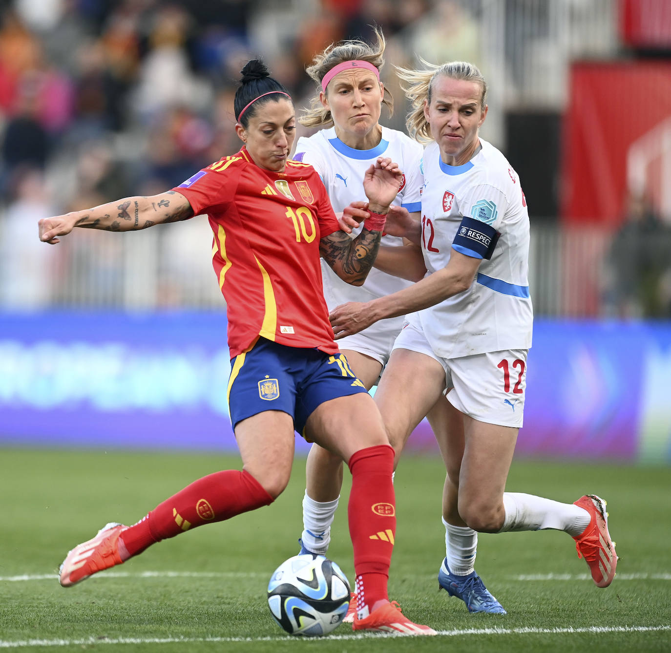 El partido de la Roja en Burgos, en imágenes