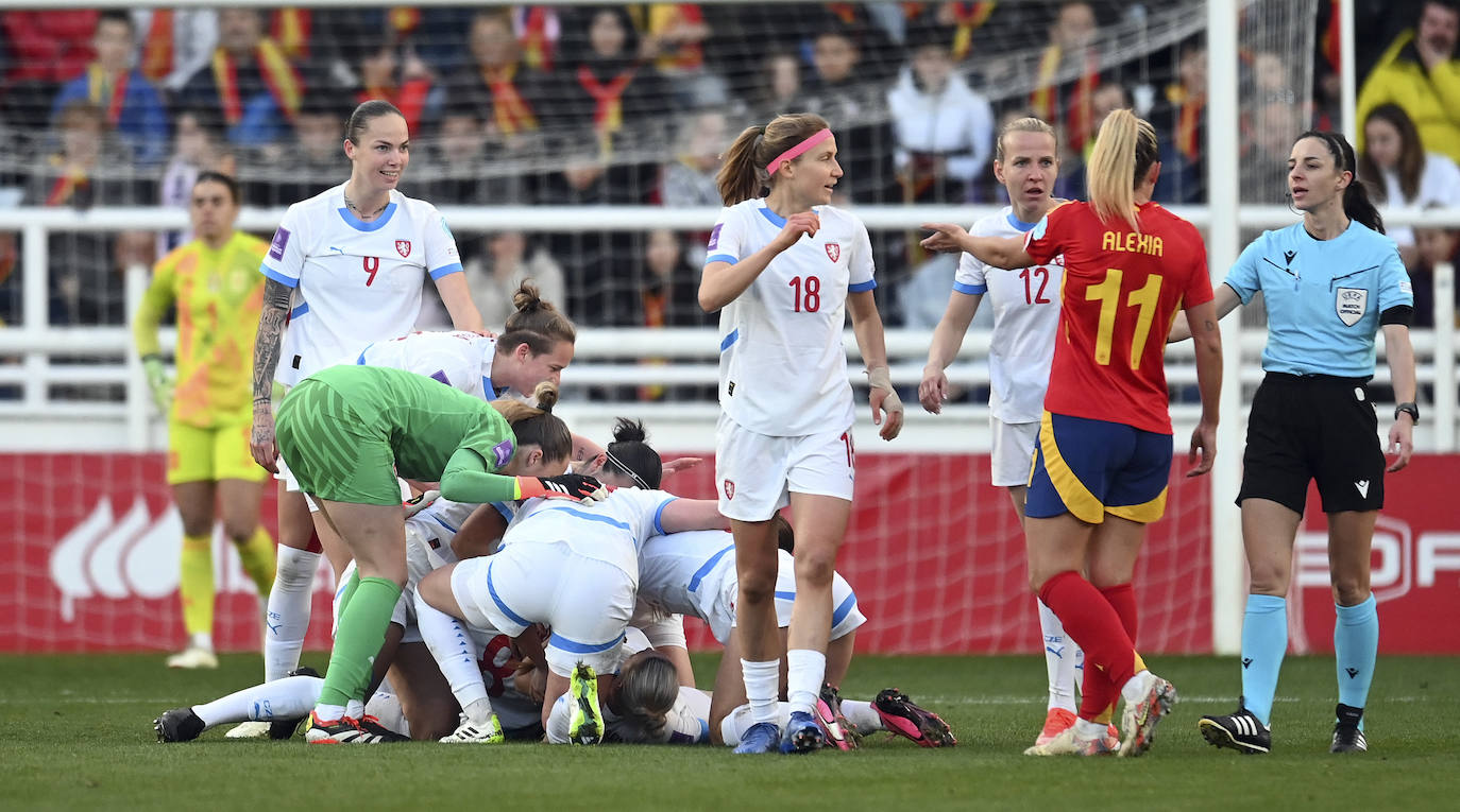 El partido de la Roja en Burgos, en imágenes