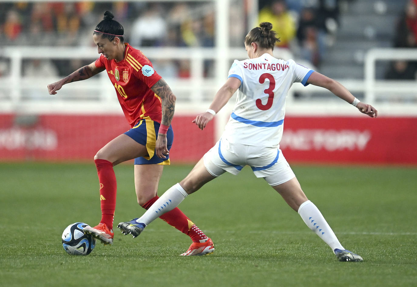 El partido de la Roja en Burgos, en imágenes