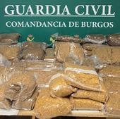 Incautan 485 kilos de tabaco de contrabando en Burgos desde septiembre