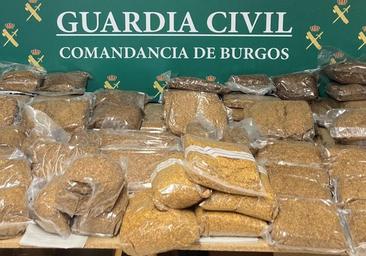 Incautan 485 kilos de tabaco de contrabando en Burgos desde septiembre