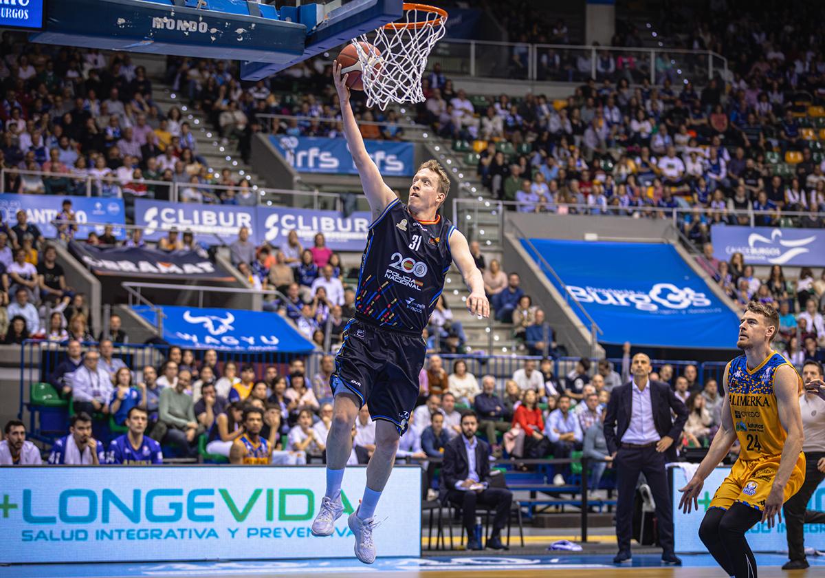 Miha Lapornik en el último partido.