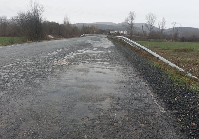 Estado actual de la carretera.