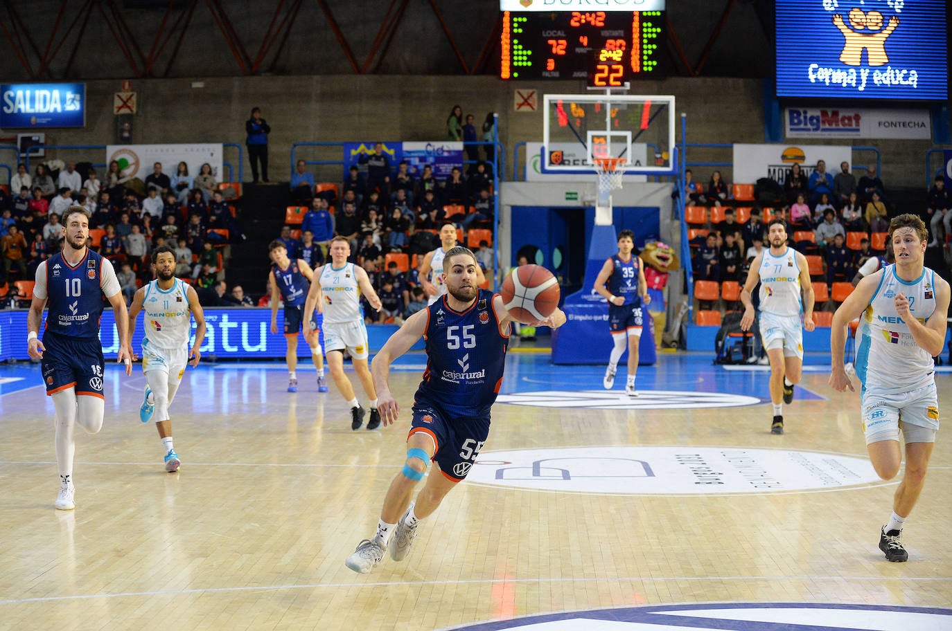 El partido Tizona - Menorca, en imágenes