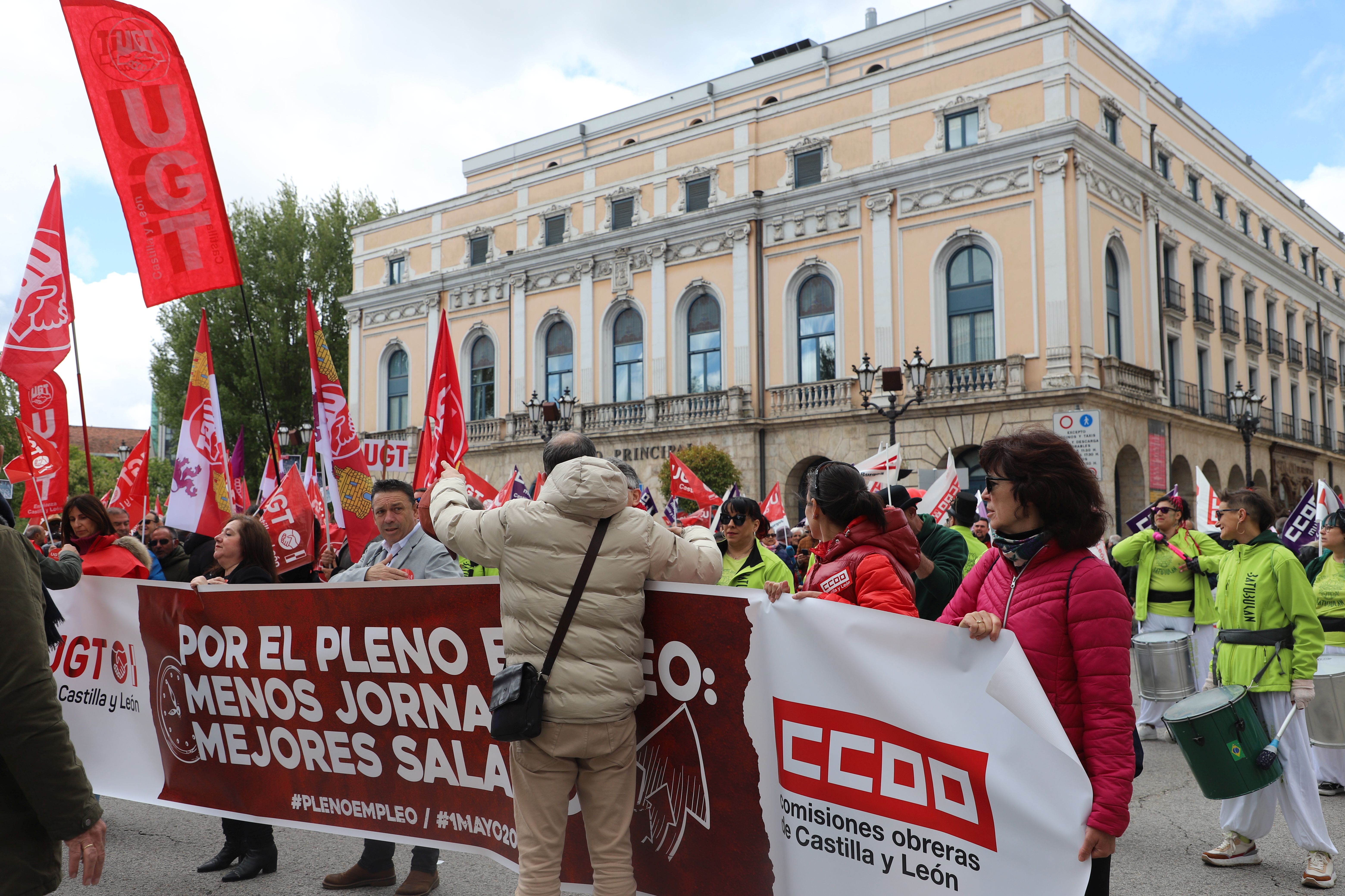 Las imágenes de la manifestación este Primero de Mayo