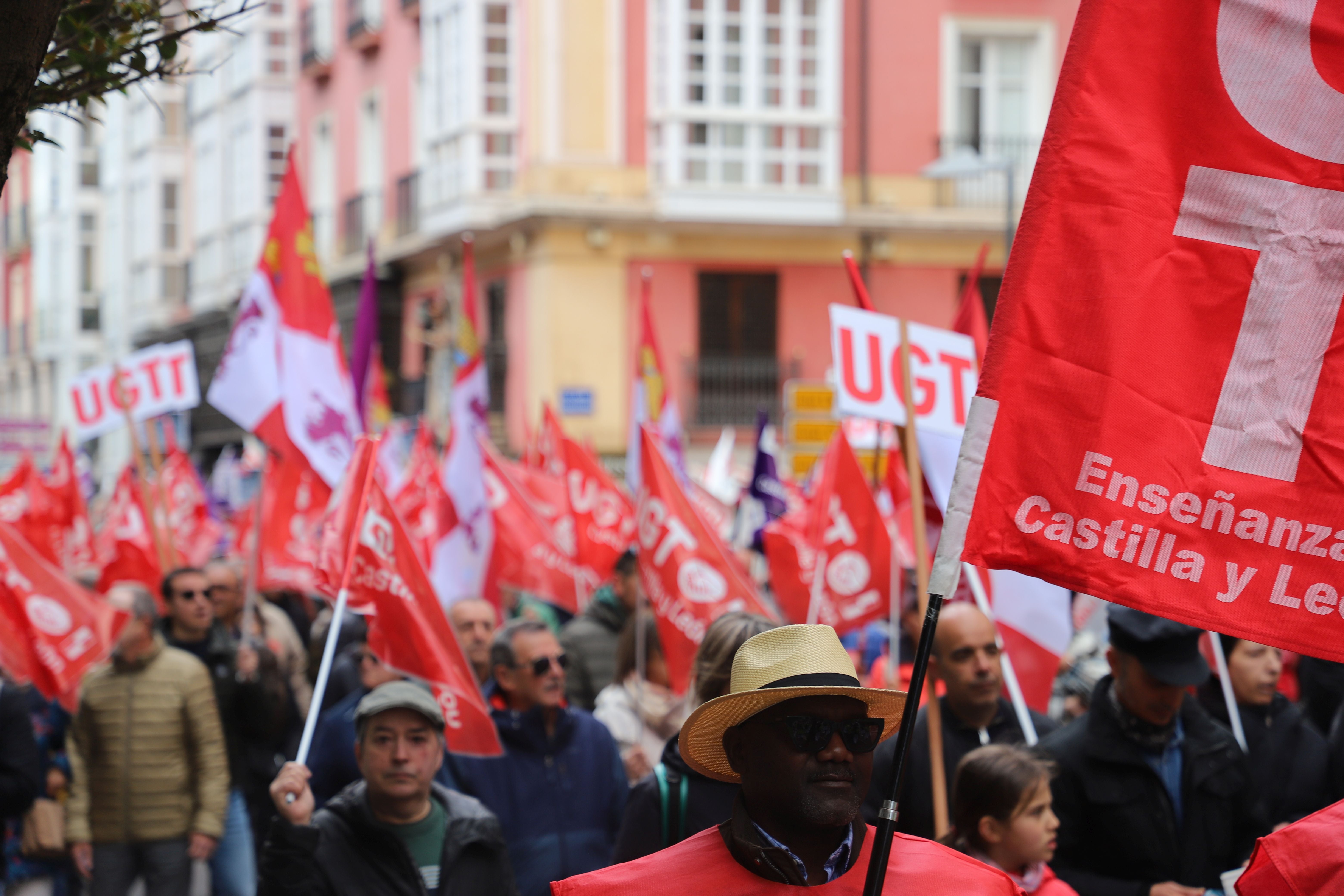 Las imágenes de la manifestación este Primero de Mayo