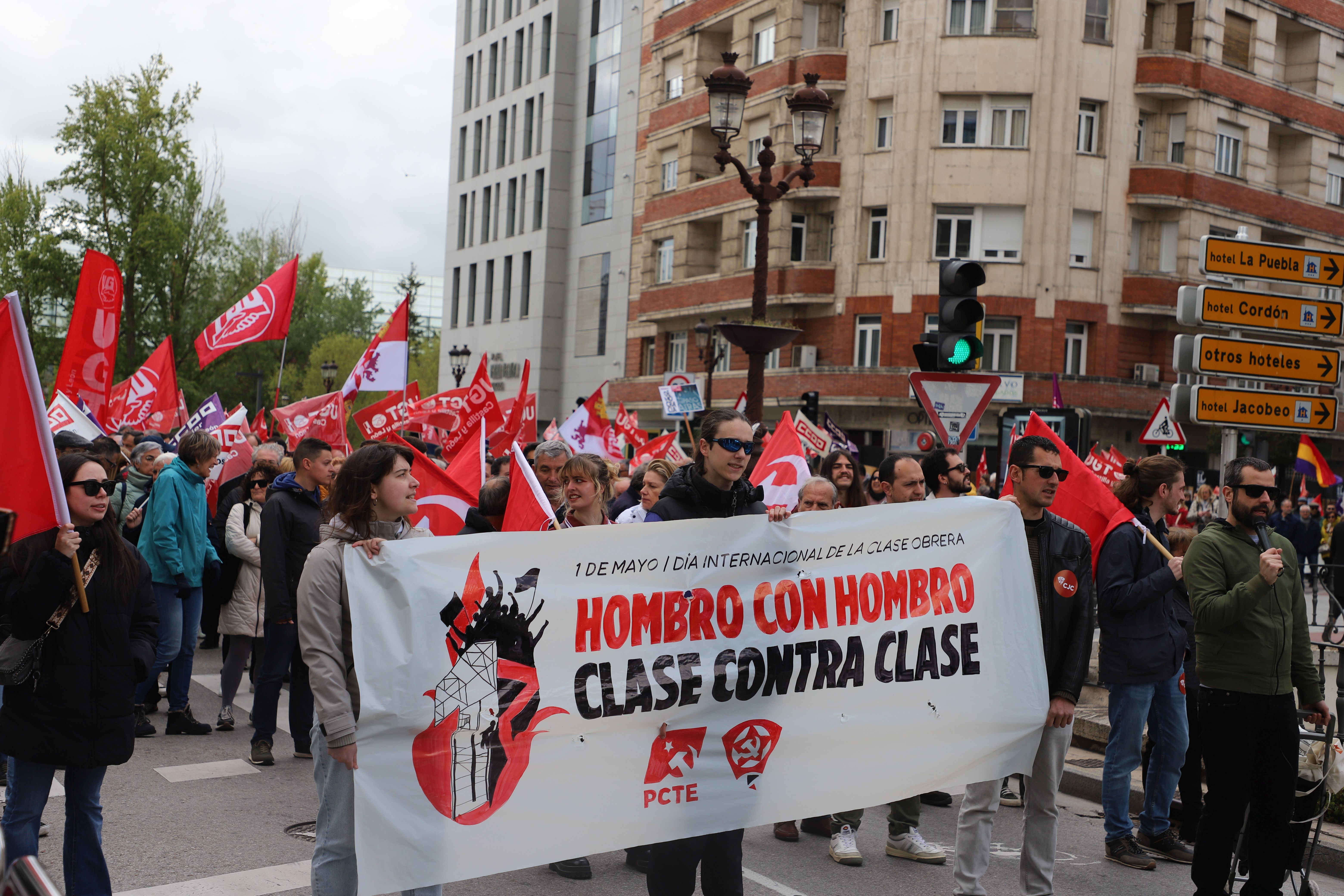 Las imágenes de la manifestación este Primero de Mayo