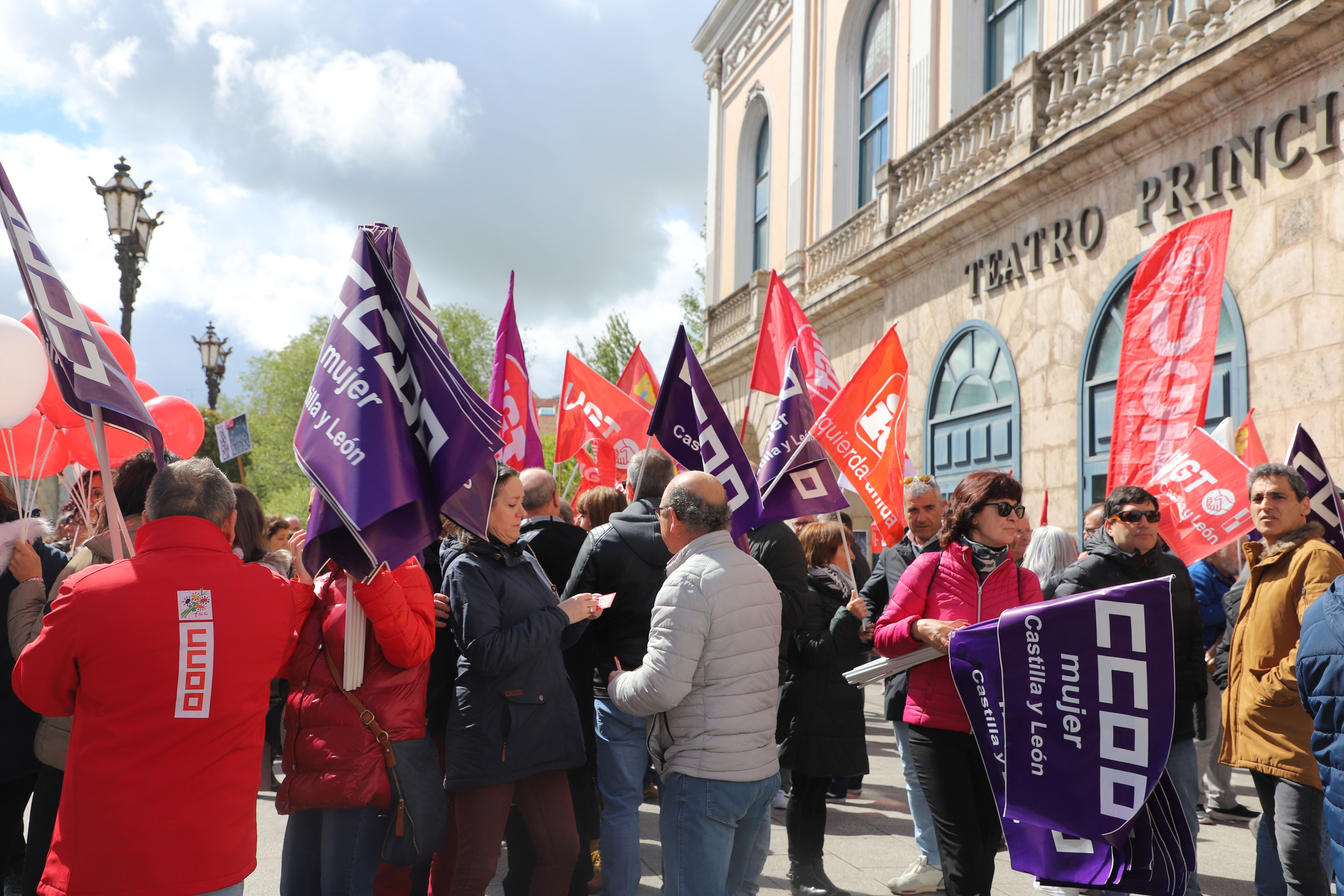 Las imágenes de la manifestación este Primero de Mayo