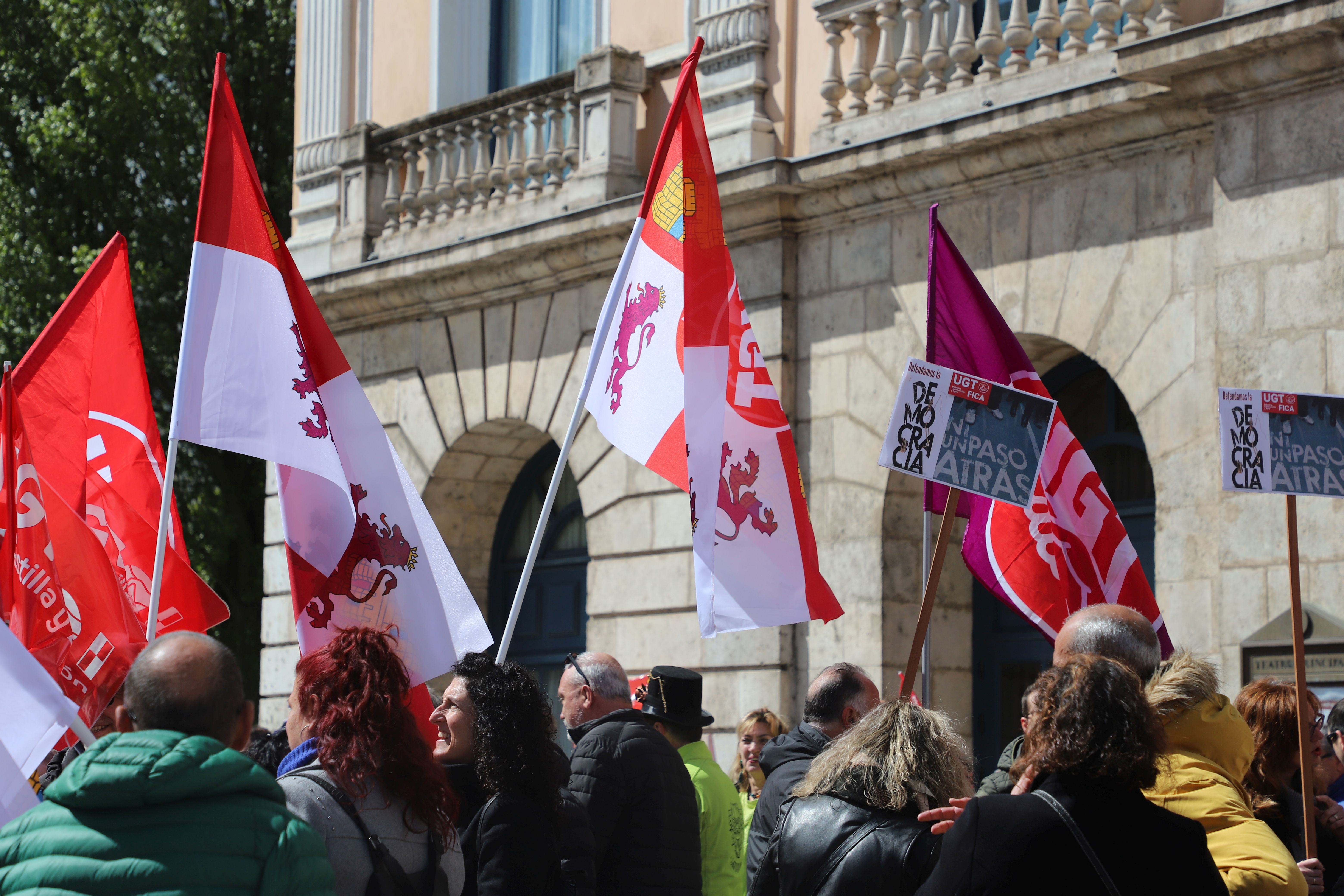 Las imágenes de la manifestación este Primero de Mayo