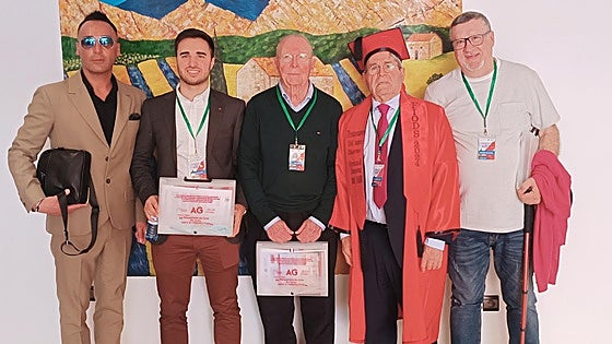 El burgalés campeón de Europa en donación de sangre, homenajeado en Marrakech