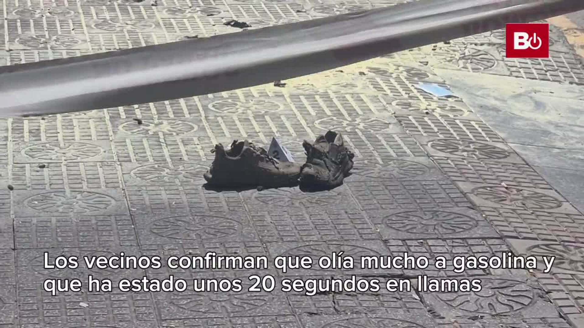 Los testigos del hombre quemado a lo bonzo aseguran que es lo más impactante que han presenciado