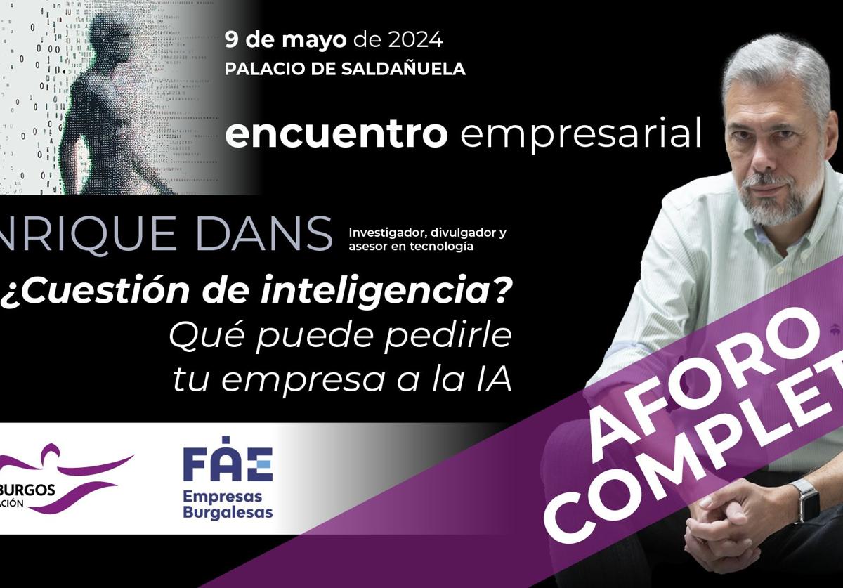 Abordarán la Inteligencia Artificial en el Encuentro Empresarial organizado por FAE y Fundación Caja de Burgos