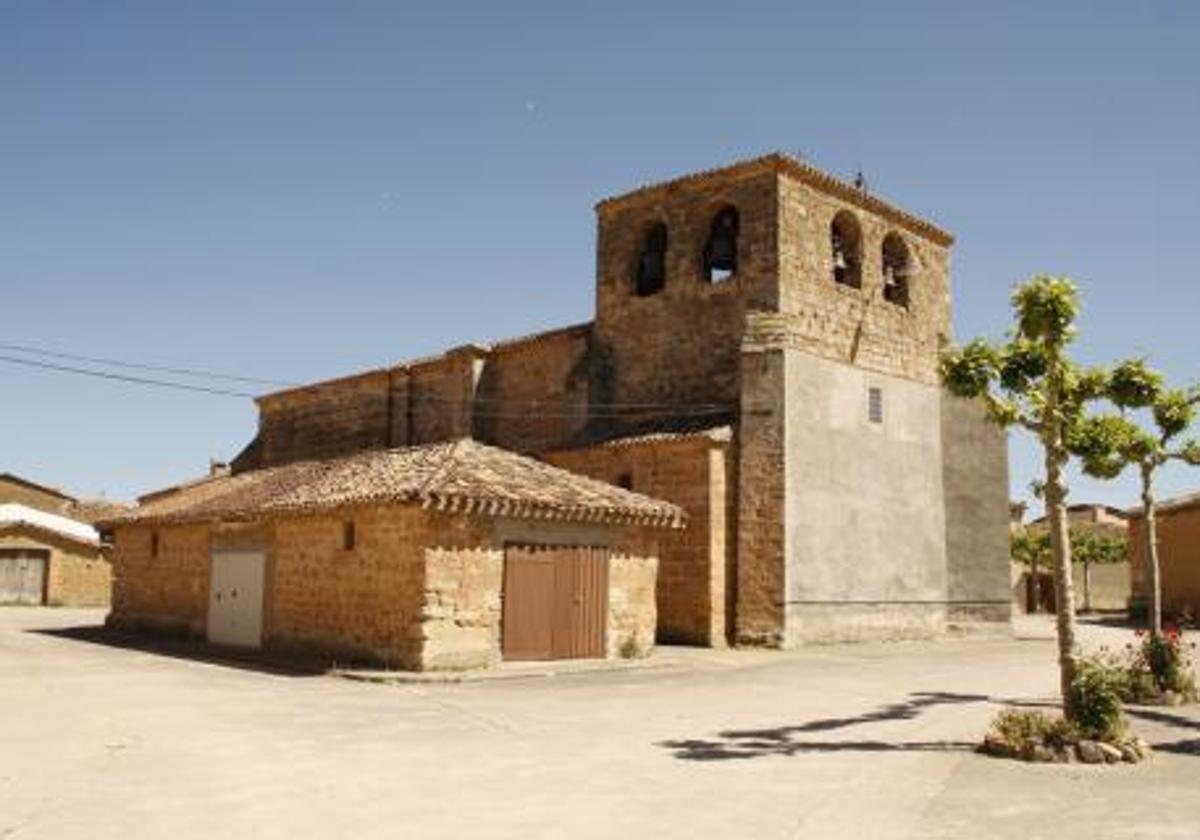 Vista de Las Vesgas de Bureba, en Burgos.