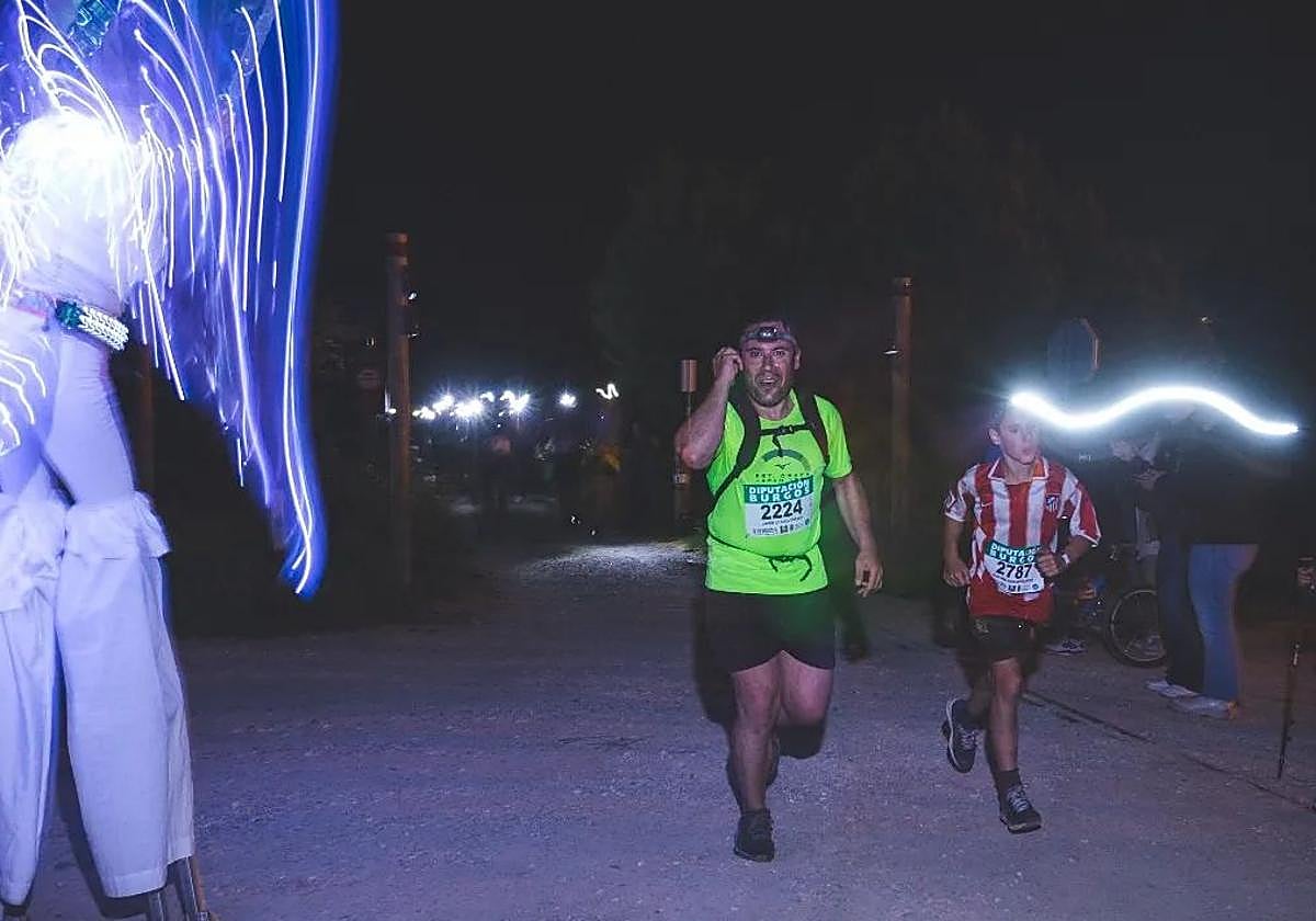 Imagen de archivo de la carrera Nocturna de Modúbar, en Burgos.
