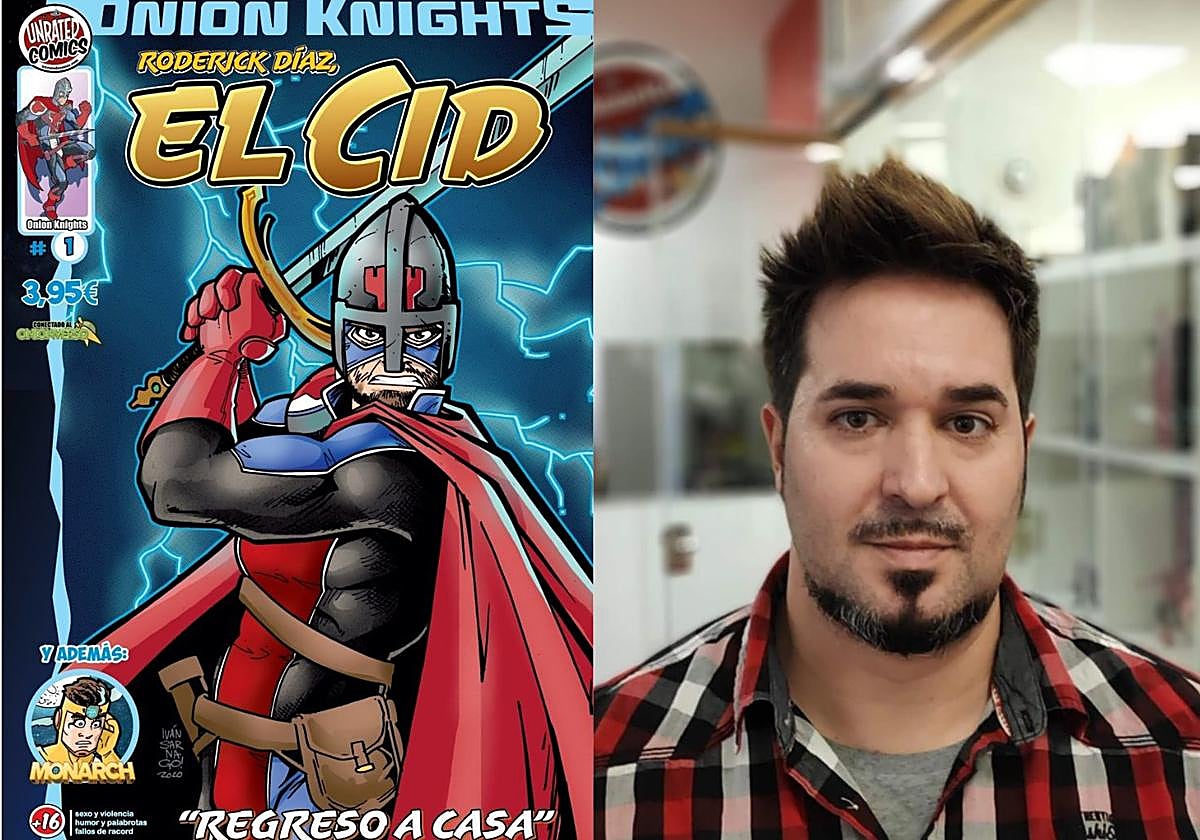 Primera entrega del cómic de Roderick Díaz, El Cid e Iván Sarnago, autor del mismo