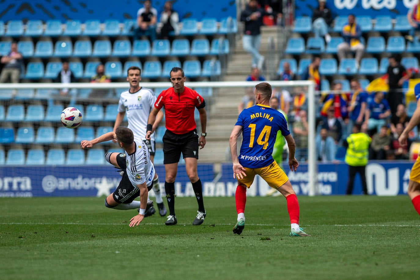Imágenes de la derrota del Burgos CF en Andorra