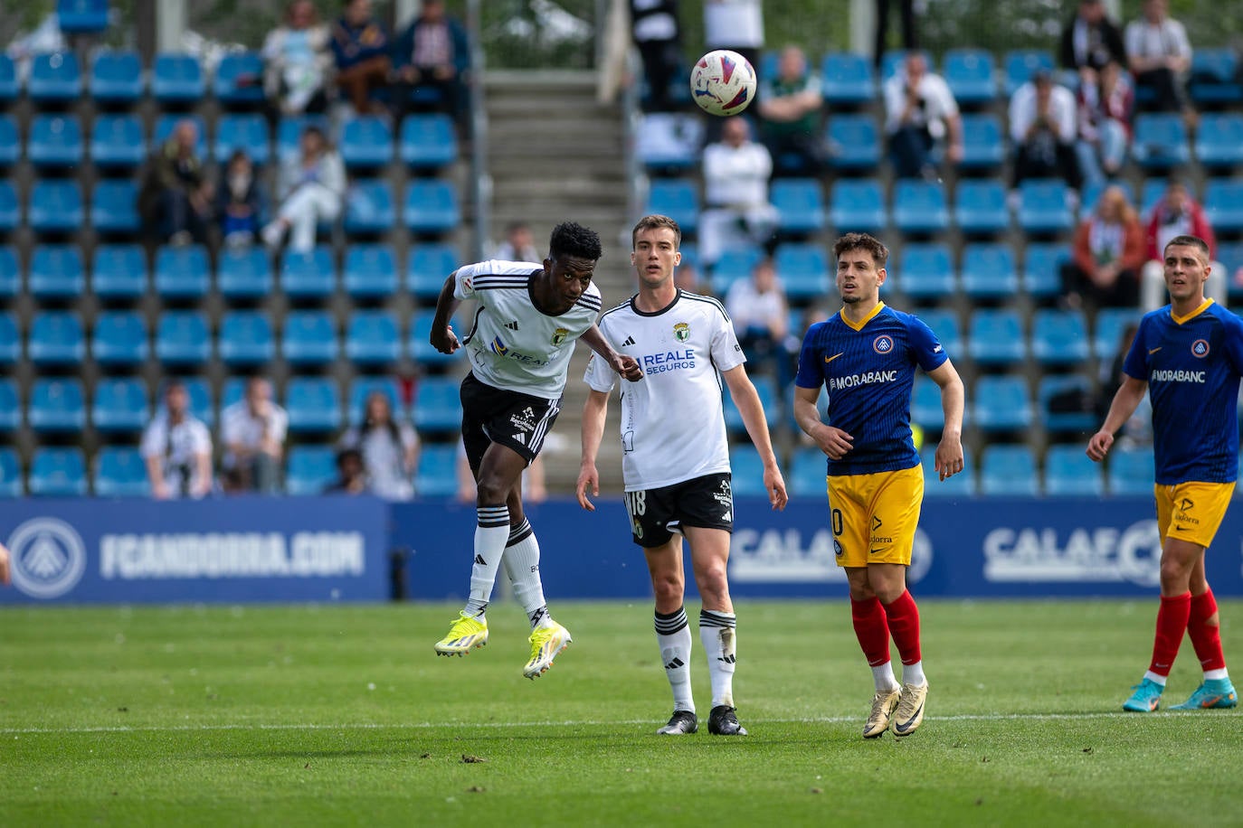 Imágenes de la derrota del Burgos CF en Andorra