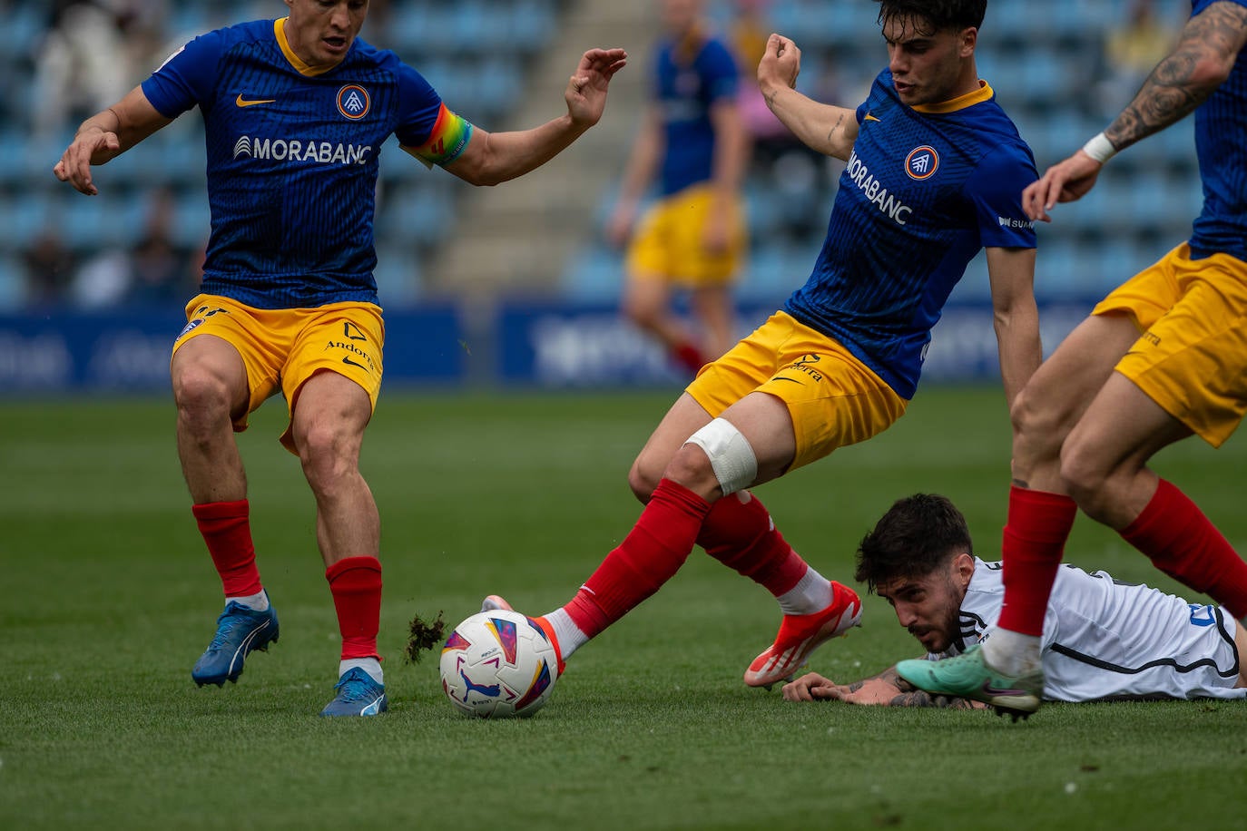 Imágenes de la derrota del Burgos CF en Andorra