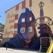 Huerta de Rey se une a la ruta de los murales de Burgos