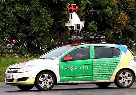 Vehículo de Google Maps Street View.