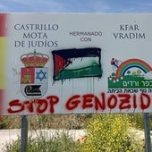 Aparecen nuevas pintadas contra Israel en Castrillo Mota de Judíos