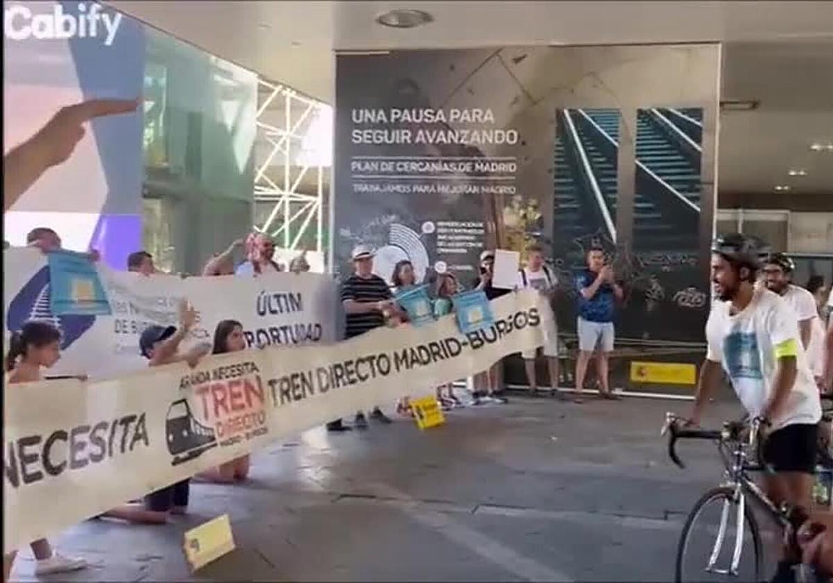 La Marcha ciclista a su llegada a Madrid, en 2023.