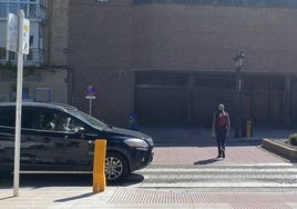 Las balizas inteligentes se han colocado en la calle del Carmen, en Burgos.