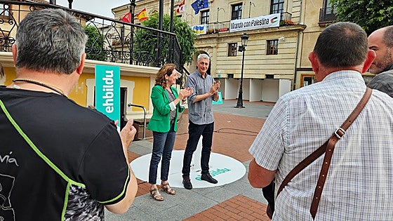 EH Bildu finaliza la campaña electoral en Miranda de Ebro