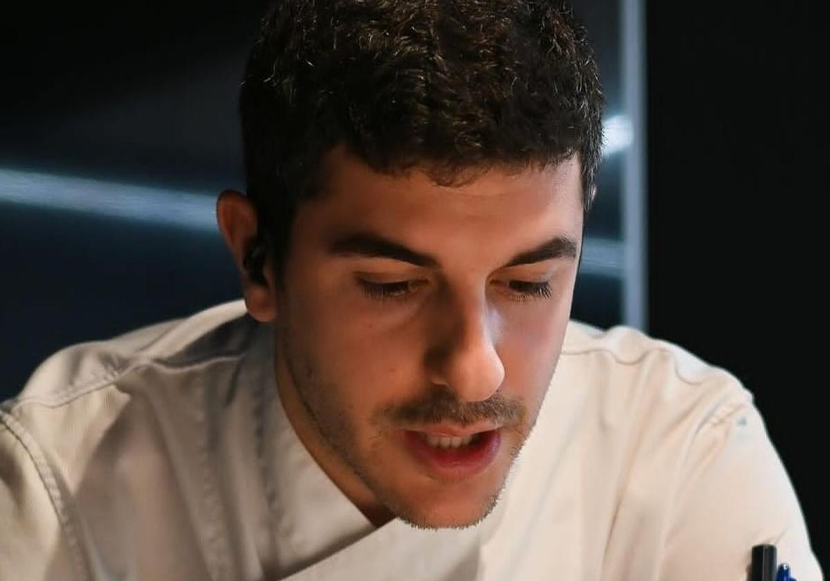 Jorge Luquero, chef arandino en el restaurante Disfrutar