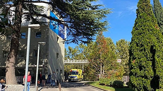 Herido un motorista en una colisión contra un turismo en Burgos