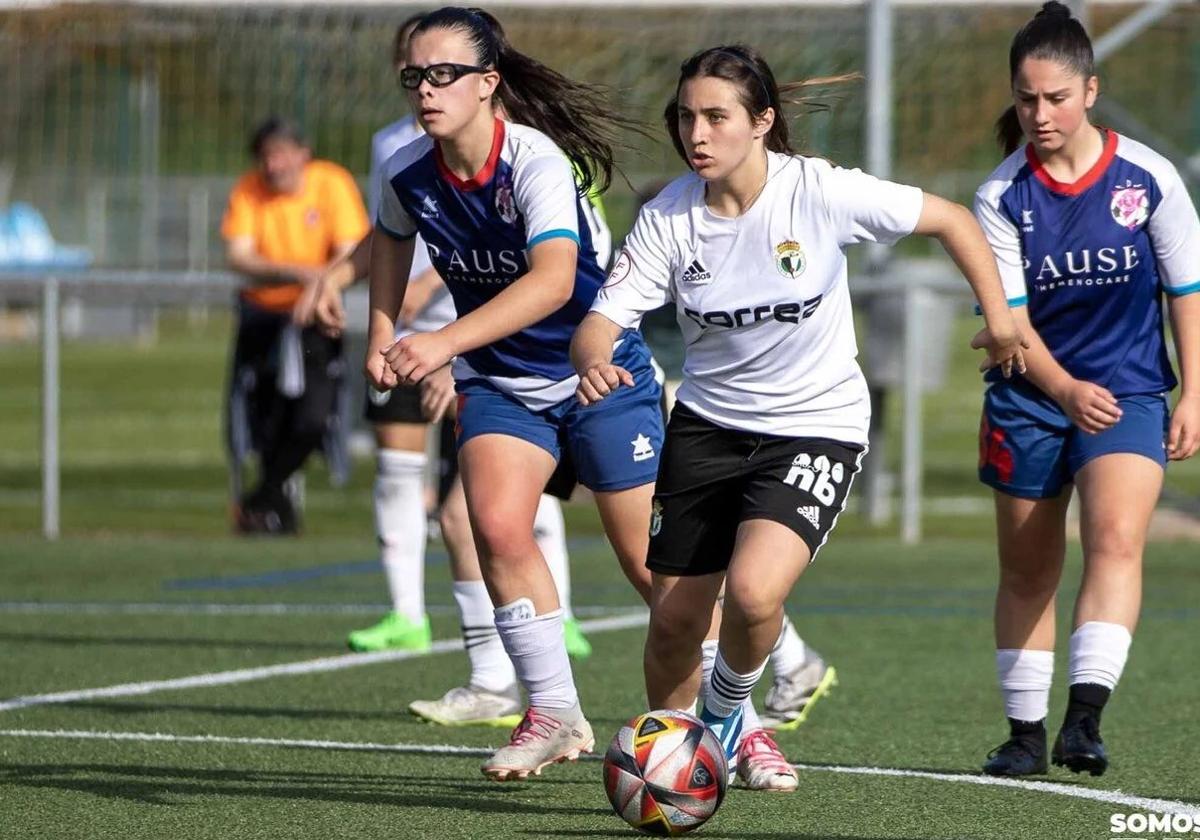 Claudia Barrios durante un encuentro de esta temporada.