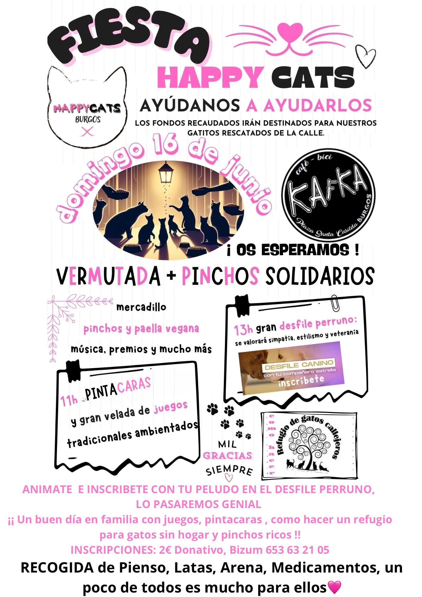 Cartel de la jornada solidaria