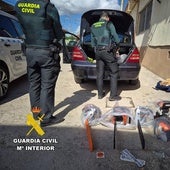 Investigados tras ser sorprendidos con numerosas motosierras falsificadas en Burgos