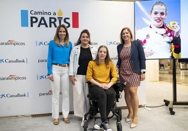 CaixaBank acompaña a la nadadora paralímpica burgalesa Marta Fernández en su 'Camino a París'