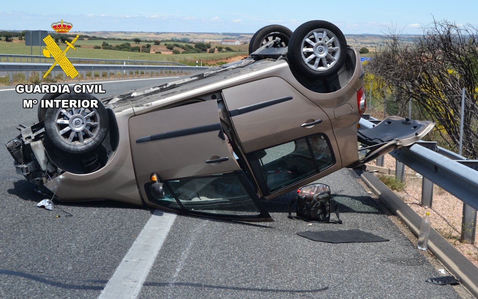 Estado del vehículo tras el accidente.